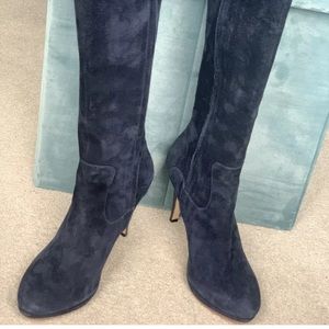 Emmy London Blue Suede Boots